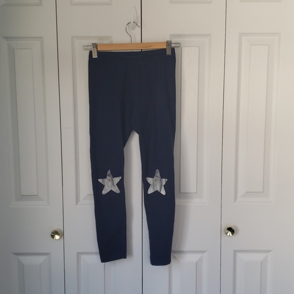 Cat & Jack Other - Cat & Jack navy star knee hit leggings - L (10/12)